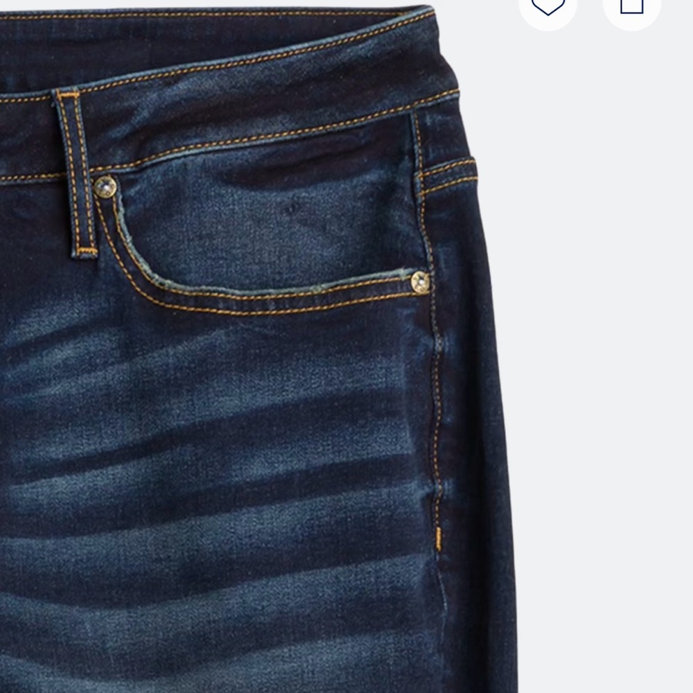 Vigoss Marley Rolled Cuff Capri Denim Jeans 18W - Picture 7 of 8